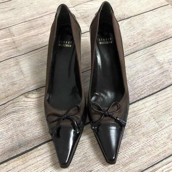 stuart weitzman bow heels